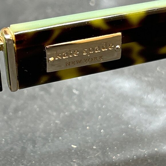 Kate Spade Akira/P/S Polarized Sunglasses Size 54-17-130 Tortoise & Green Frame - Picture 3 of 11